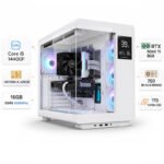 كمبيوتر ألعاب مخصص بمعالج إنتل كور آي 5 الجيل الرابع عشر 14400 إف، كارت شاشة آر تي إكس 5060 تي آي بسعة 8 جيجابايت، رامات 16 جيجابايت دي دي آر 5 بسرعة 6000 ميجاهرتز، ويندوز 11 برو - Image 2