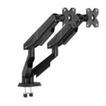 Sades Cobra Dual-Monitor Mount Arm for screens up to 40 inches, 12 kg per arm, black