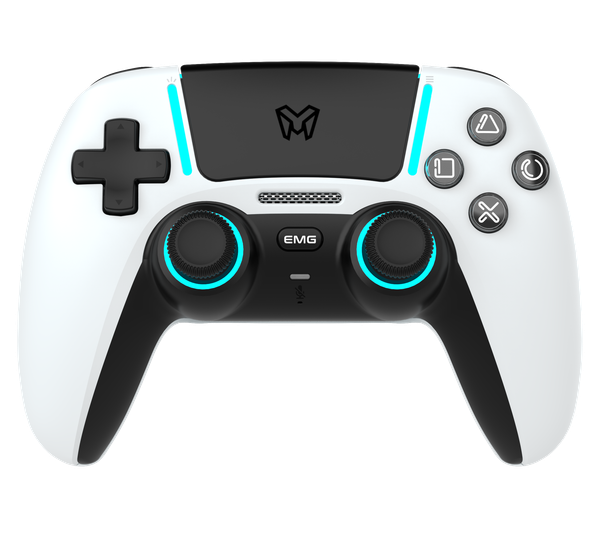 MG Polar White P508 Gaming Controller—Compatible with PlayStation 5, PC, Android, and iOS