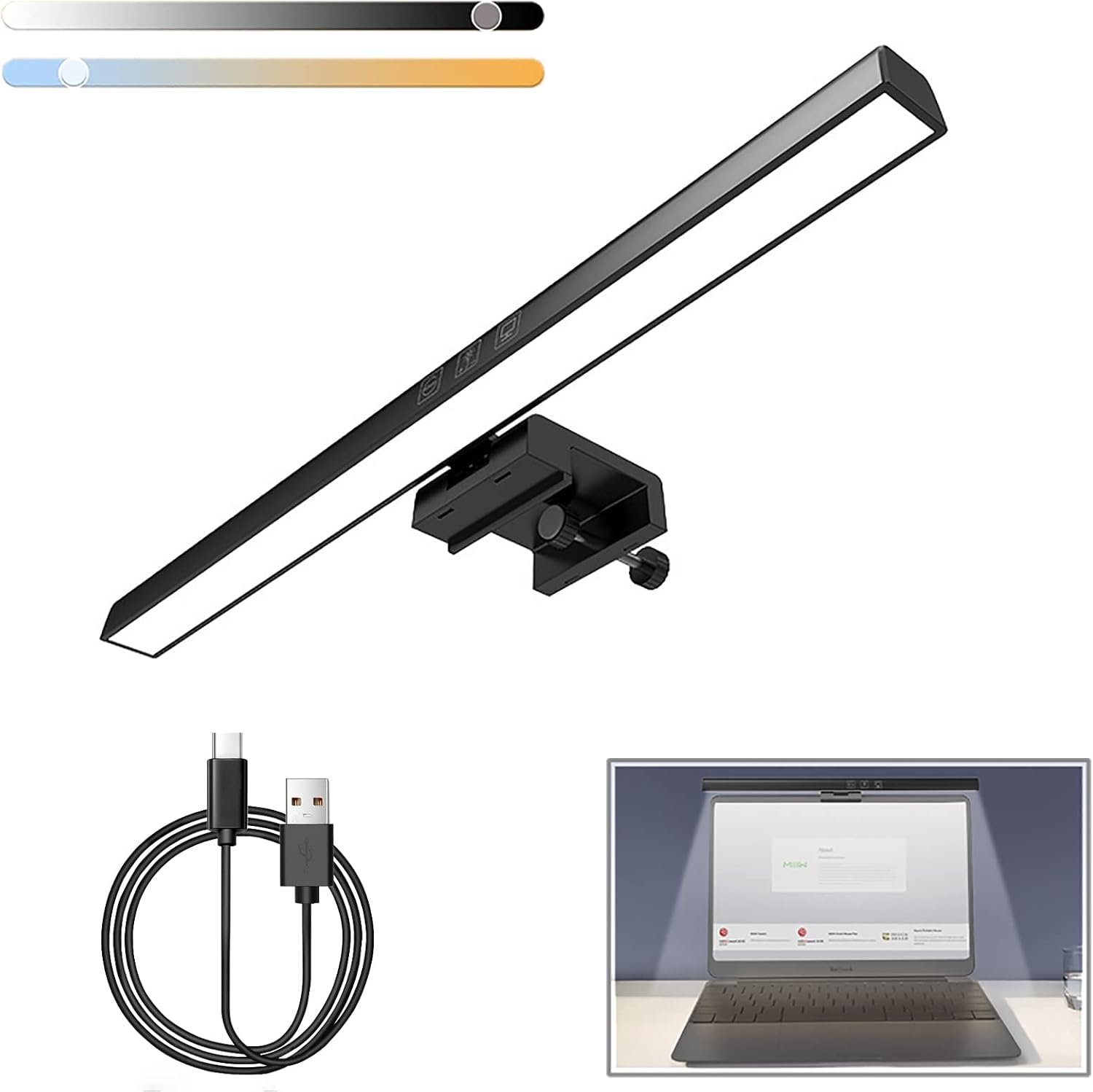 woo-sync-1790233263539-2dd112 شريط إضاءة يو إس بي ليد لشاشة الكمبيوتر - إس ٣ - Image 1