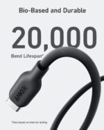 ⁦كابل أنكر 544 USB-C إلى USB-C 140 وات (قائم على أساس حيوي) (1.8 م/6 قدم) - أسود A80F2H11⁩ - الصورة ⁦2⁩