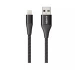 ⁦أنكر باورلاين+ II كابل USB-A إلى لايتنينج بطول 1.8 متر – أسود⁩ - الصورة ⁦5⁩