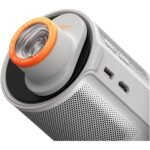 ⁦جهاز XGIMI MoGo 4 + حامل باور بيز، سينما جوجل تي في المحمولة، شحن من النوع C، دقة 1080 بكسل، سطوع 450 لومن ISO، حامل PowerBase ببطارية مدمجة تدوم 2.5 ساعة، فلتر إبداعي مغناطيسي واحد⁩ - الصورة ⁦5⁩