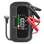 Promet Patrol Pack Ultra 3000-amp/12-volt High-Capacity Car Jump Starter, 150 psi Air Compressor with 16,000 mAh Power Bank and Flashlight