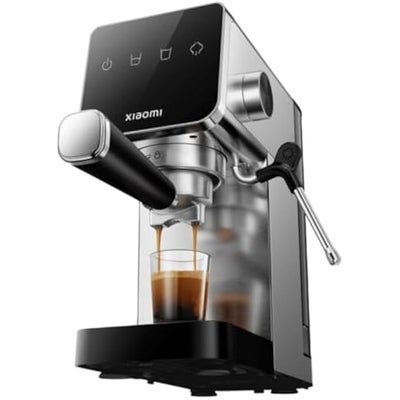 woo-sync-1790274517873-6b3a44 آلة الإسبريسو شبه الأوتوماتيكية من هايسنس، قدرة ١٤٧٠ واط، فضي، إتش إي إس سي إم جي ٢٠ إس إس ١ - Image 1