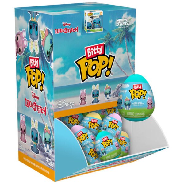 BITTY POP! Disney: Lilo & Stitch – Surprise Eggs (Single Pieces) 24-Piece PDQ Set (Sold by the piece)