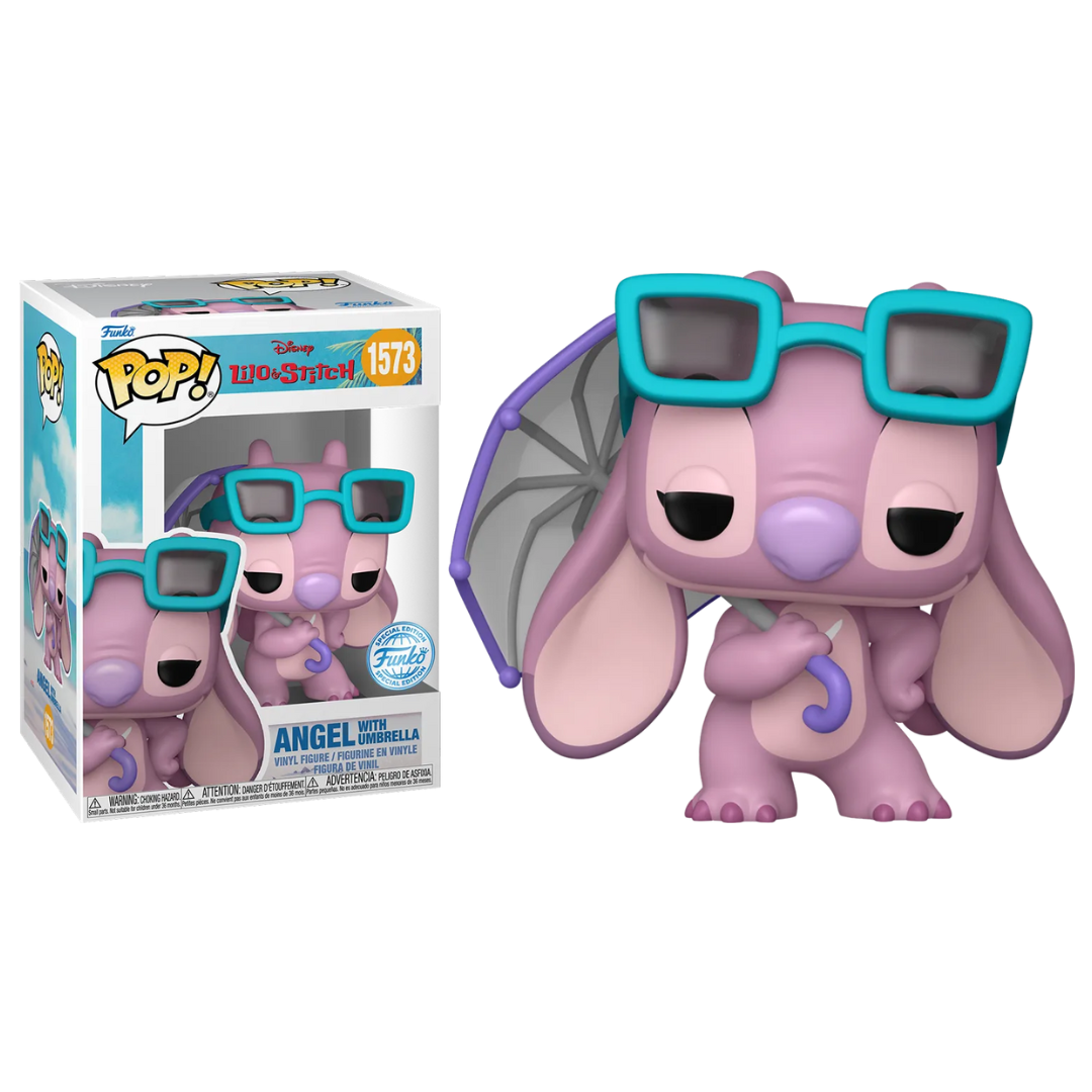 woo-sync-1790280839266-cef9ec Pop! Disney: Lilo and Stitch - Angel w/ Umbrella (Exc) - الصورة 1