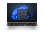 كمبيوتر محمول HP 250R G10 مقاس 15.6 بوصة FHD، Core 7 150U، 8 جيجابايت DDR4، 512 جيجابايت NVMe SSD، DOS، فضي توربو، 1 YW - كمبيوتر محمول / CT1H5ET