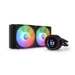 The ZXT Kraken Elite 240 RGB Liquid CPU Cooler, 240 mm, with a black LCD display