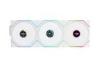 ⁦LIAN LI UNI FAN TL مراوح LCD لاسلكية عكسية مقاس 120 مم ARGB مع شاشة LCD مقاس 1.6 بوصة (3 عبوات) - أبيض⁩ - الصورة ⁦4⁩