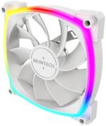 ⁦مونتك RX120 Reverse PWM 120 ملم مروحة واحدة (ARGB) - أبيض⁩ - الصورة ⁦2⁩