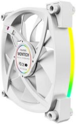 ⁦مونتك RX120 Reverse PWM 120 ملم مروحة واحدة (ARGB) - أبيض⁩ - الصورة ⁦6⁩