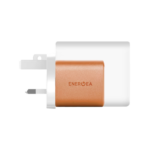 شاحن حائط Energea Ampcharge بمنفذ USB-C واحد ومنفذ USB-A واحد بتقنية GaN بقدرة 35 واط - برتقالي - Image 6