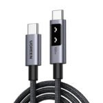 يوجرين Uno كابل شحن سريع USB-C إلى USB-C بقوة 100 واط 5 أمبير 1 متر أسود — L509-35501