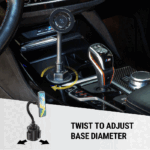 حامل سكوش ماجيك ماونت سيليكت المغناطيسي لحامل الأكواب المتوافق مع ماج سيف مع حلقة ماج سيف مرفقة - Image 3