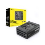 Corsair Power Supply HX 1200i, 1200 W, Platinum-rated efficiency, fully modular design, ultra-quiet operation per ATX-S standard - Black