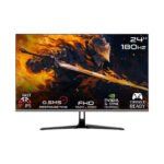 GameOn GOPS24180IPS 24-inch Gaming Monitor with FHD resolution and ultra-fast IPS response time, 180 Hz, 0.5 ms, HDMI 2.1 (compatible with Adaptive Sync and G-Sync)