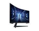 ⁦Samsung Odyssey G55T Pro 34" WQHD 2K(3440 x 1440), 165Hz Refresh Rate, 1ms Response Time, VA Panel Curved Gaming Monitor - Black LC34G55TWWMXUE⁩ - الصورة ⁦5⁩