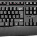 Promet ProCombo 14 Wireless Keyboard and Mouse (Arabic/English), 2.4 GHz, with Black Nano USB Wrist Rest