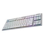 ⁦لوحة مفاتيح الألعاب اللاسلكية Logitech G915 X Lightspeed TKL – أبيض⁩ - الصورة ⁦2⁩