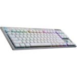 ⁦لوحة مفاتيح الألعاب اللاسلكية Logitech G915 X Lightspeed TKL – أبيض⁩ - الصورة ⁦3⁩