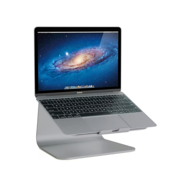 Rin Design M Stand 360 Laptop Stand with Swivel Base, Gray