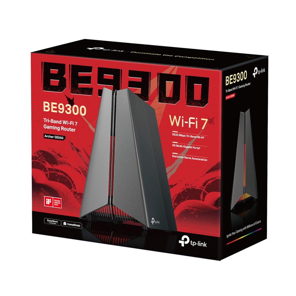 woo-sync-1790345653222-31db72 TP-Link Archer GE550 BE9300 Tri-Band WiFi 7 Gaming Router - Image 1
