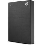 Seagate 5TB One Touch Portable HDD with Password Hard Disk Drive, Black