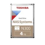 Toshiba 4TB N300 NAS Hard Drive 3.5″ SATA Internal HDD, 7200rpm