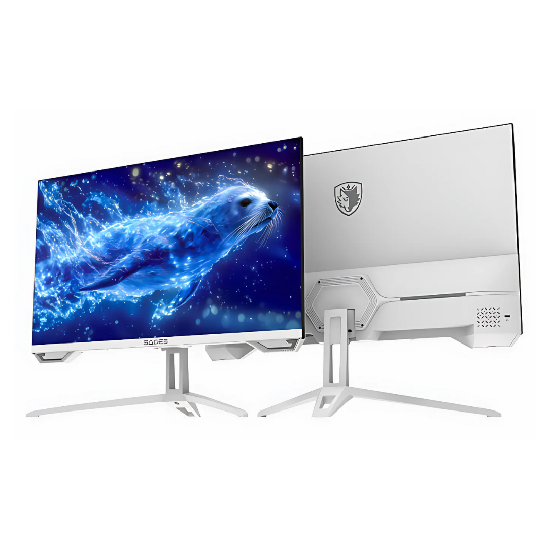 woo-sync-1790351653673-fbff6f ساديس شاشة العاب مسطحة IPS موديل SA-F01F27W, مقاس 27 بوصة, FHD 1920x1080, معدل تحديث 120 هيرتز, استجابة 1 ملي ثانية, HDMI 2.1 - ابيض - Image 1