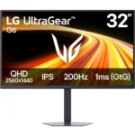 LG 32” G620 UltraGear G6 2K 200Hz 1ms HDR Adjustable Gaming Monitor
