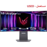 LG 34” GS95QE UltraGear OLED 2K 240Hz 0.03ms Curved HDR400 Gaming Monitor (USED مستعمل)