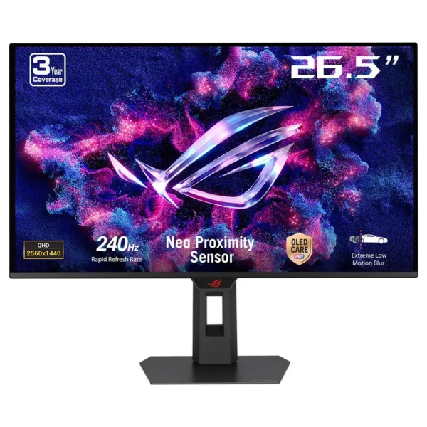 ASUS 27″ ROG Strix OLED XG27AQDMES QD-OLED 2K 240Hz 0.03ms HDR Gaming Monitor, Black
