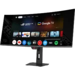 ASUS 34″ ROG Strix OLED XG34WCDMTG Curved QD-OLED 240Hz 0.03ms with Smart Google TV WiFi 6 HDR USB-C 90W KVM HDMI 2.1 Gaming Monitor - Image 2