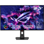 ASUS 32″ ROG Strix OLED XG32UCWG TrueBlack Glossy Dual mode (4K@165Hz, FHD@330Hz), 0.03ms HDR400 USB-C HDMI 2.1 Ai Gaming Monitor