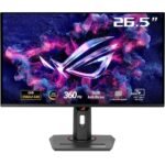 ASUS 27″ ROG Strix OLED XG27ACDNG 360Hz 0.03ms 2K HDR400 HDMI 2.1 USB-C 90W KVM Gaming Monitor, Black