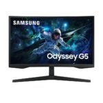 SAMSUNG 27″ Odyssey G5 CG552 Curved 2K 165Hz 1ms VA Gaming Monitor, 27G5