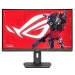 ASUS 27-inch ROG Strix XG27WCMS Curved 2K 280Hz 1ms Fast VA HDR400 USB-C HDMI 2.1 Gaming Monitor, Black