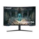 SAMSUNG 27″ Odyssey G6 BG650 2K 240Hz 1ms VA Curved Smart Gaming Monitor HDR Speaker HDMI 2.1, 27G6