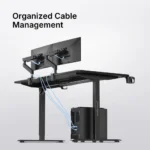 ⁦AndaSeat 120 Xtreme Series Gaming Desk Electric Height Adjustment, White⁩ - الصورة ⁦4⁩