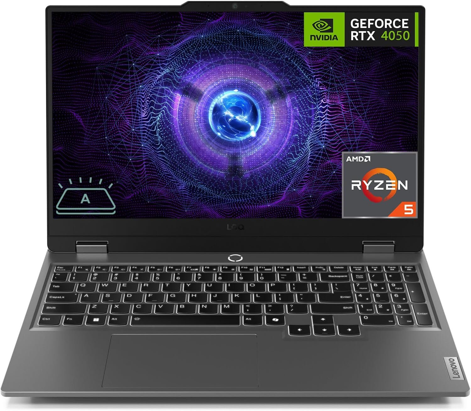 woo-sync-1790353757874-3c8b6f لينوفو لابتوب الألعاب لوك، رايزن ٥ ٧٢٣٥ اتش اس، رام ١٦ جيجابايت، تخزين ٥١٢ جيجابايت اس اس دي، انفيديا ار تي اكس ٤٠٥٠ سعة ٦ جيجابايت، شاشة ١٥٫٦ بوصة فل اتش دي ١٤٤ هرتز، كيبورد بإضاءة خلفية، لون رمادي لونا، كيبورد إنجليزي، ويندوز ١١ - الصورة 1